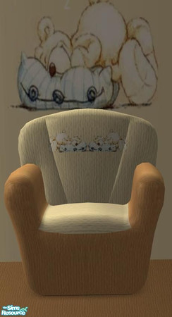Sims 2 — Sweet Little Bear Sofa by ale0508 — 
