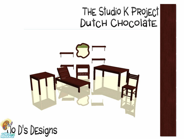 Sims 2 — Leyris Outdoor & Hall Studio K Match Dutch Chocolate Set by simmaniac2005 — I LOVE Studio K walls &