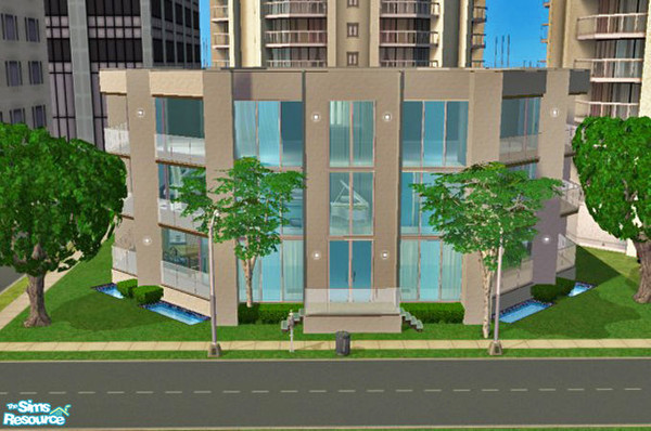 Sims 2 — City Light  by kissme87 — Here is a house a made for Apartment Life. 3 floor house . Each floor has 4 Apartment.