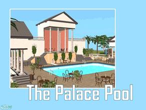 Sims 2 — The Palace Pool by Zutafen — Shipped straight from a-continent-near-to-Greece comes this replica Greek temple