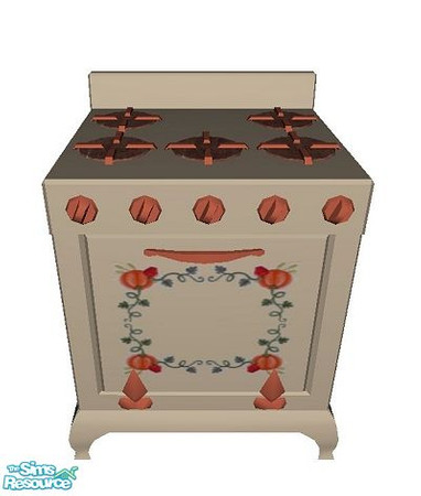 Sims 2 — Kitchen Pumpkin - Stove by marilu — 