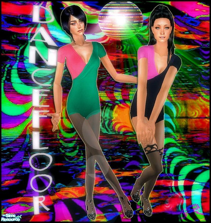Sims 2 — Dancefloor by cippa1982 — 2 outfits for female adult sims.