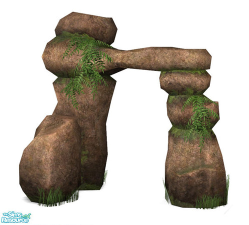 Sims 2 — Stone Arch - Recolor 05 by Murano — 