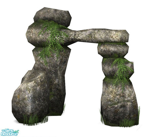 Sims 2 — Stone Arch - Recolor 08 by Murano — 