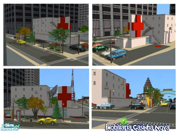 Sims 2 — Hospital SimCity by vanylolys — 