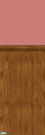 Sims 2 — Studio K Wainscoting 04 - Coral by StudioKhagerks — 