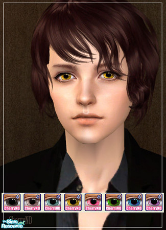 Sims 2 — GlassEyes by CherryND — a set of lighting glass eyes. They will look good for your sims.