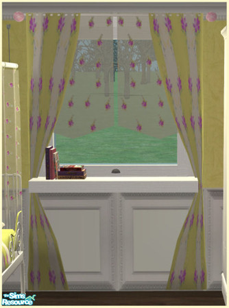 Sims 2 — Lily Bedroom - Curtainwide by Elize-37sims — Recolor