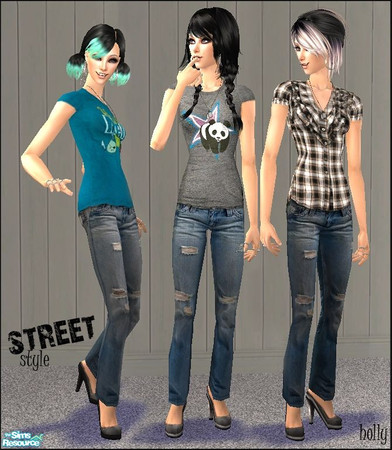 Sims 2 — Street Style by *Holly — Mesh by Ulkrhsn [form LianaSims2]. Jewellery by Aikea, Nouk and me - not unclued.