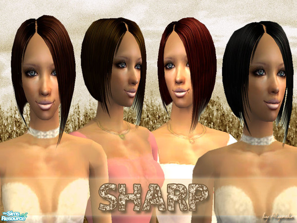 Sims 2 — Sharp Ladies by Alyosha — A classy and sharp hair for your femme fatale sims! Mesh from Raonsims required! See