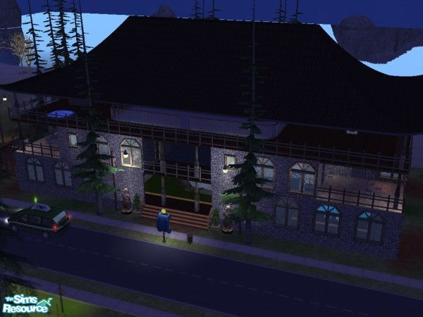 Sims 2 — Three Lakes Beach Hotel by DElyMyth — Luxury Hotel with beach for Three Lakes (yes, there\'s a spot to place it