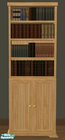 Sims 2 — TC 84 Tiffany living -  Bookcase by H3wwy — Texture challenge 84. It was hard to resist the beautiful new meshes