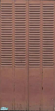 Sims 2 — Metal Wall 3 by Kalinia — Part of \"Metal Love\" (located in Tile section of the game)