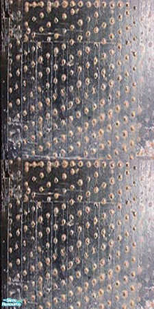 Sims 2 — Metal Wall 1 by Kalinia — Part of \"Metal Love\" (located in Tile section of the game)