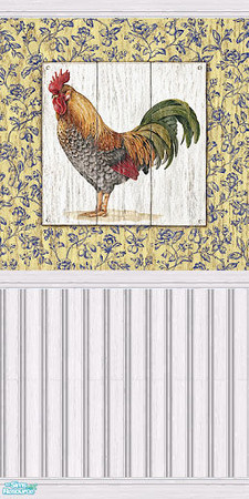 Sims 2 — Wall 4 Panel Base by Gumby_Girl — A selection of 12 Country themed walls and 4 matching floor tiles. Walls are a