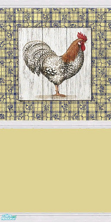 Sims 2 — Wall 3 Cream Base by Gumby_Girl — A selection of 12 Country themed walls and 4 matching floor tiles. Walls are a