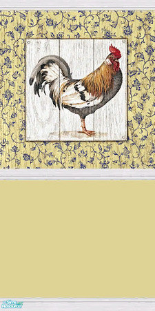 Sims 2 — Wall 1 Cream Base by Gumby_Girl — A selection of 12 Country themed walls and 4 matching floor tiles. Walls are a