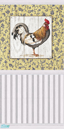 Sims 2 — Wall 1 Panel Base by Gumby_Girl — A selection of 12 Country themed walls and 4 matching floor tiles. Walls are a