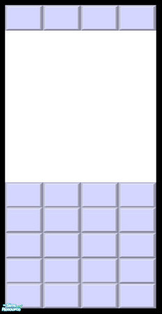 Sims 2 — Pale Pastel Half-Wall Tile Collection - Lilac by shadow66 — From my \'Pale Pastels Collections\' - This is one