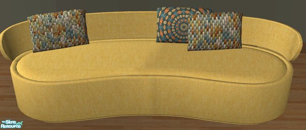 Sims 2 — TC 84 Tiffany living -  Sofa by H3wwy — Texture challenge 84. It was hard to resist the beautiful new meshes