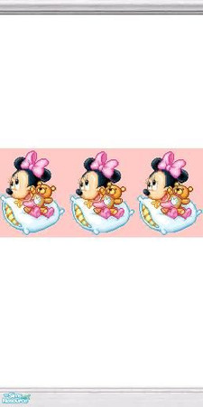 Sims 2 — Minnie Mouse Baby Wallpaper by ale0508 — 