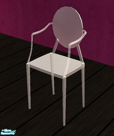 Sims 2 — Clear - glass chair by steffor — 
