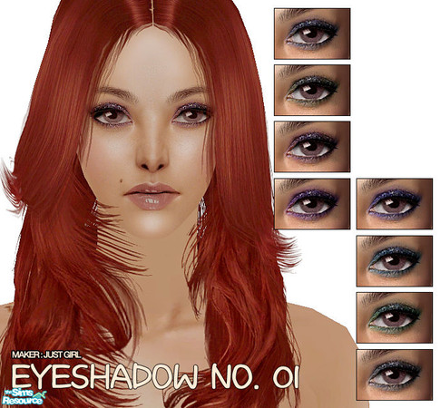 Sims 2 — JUST GIRL EYESHADOW 01 COLLECTION by JUST_GIRL — Hi everyone. Its my original skin. Please stop the second