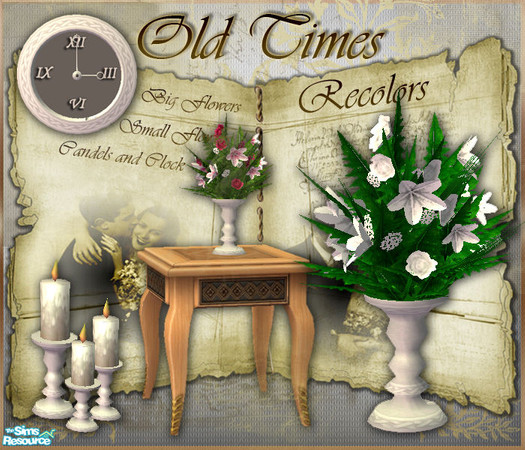 Sims 2 — S2S Old Times recolors  - Set 2 by sims2sisters — 