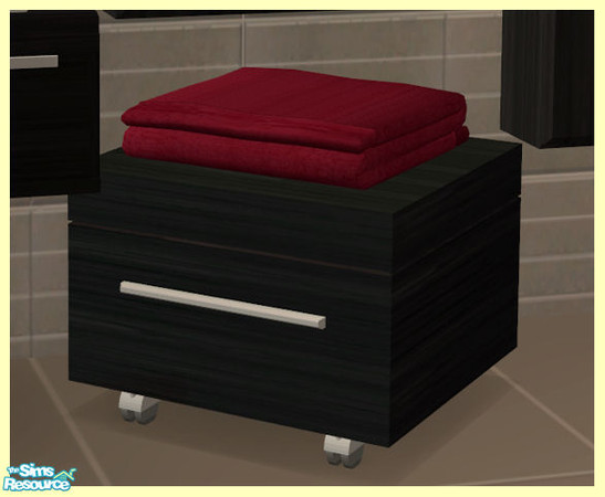 Sims 2 — Naturals Bathroom Black -  Smallcabinet by Elize-37sims — Recolor.