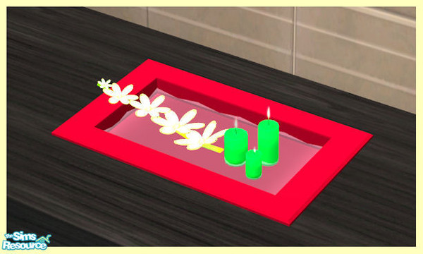Sims 2 — Naturals Bathroom Black -  Candles by Elize-37sims — Recolor. Fully animated.