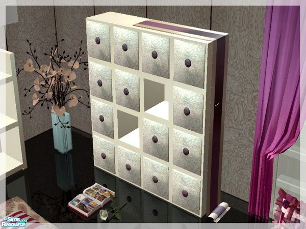 Sims 2 — PROMISE bedroom - decorative cabinet by kibanahnah — new mesh set! enjoy!