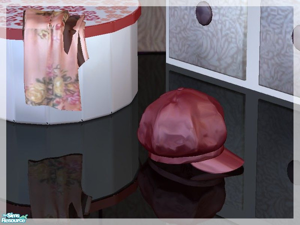Sims 2 — PROMISE bedroom - leather hat by kibanahnah — new mesh set! enjoy!