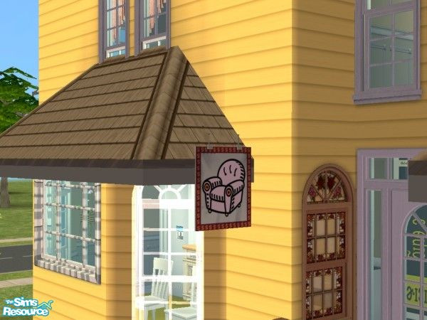 Sims 2 — Hanging Sign Set 4 - Chair by schweighsr — Tired of the same old shop signs? Well, there are plenty of new