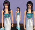 Sims 2 — blue diamond skirt by susheesims — blue diamond skirt