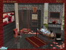 Sims 2 — AmvE Smoky Glass Bathroom TC70 by Eisbaerbonzo — My last AngelavmEliza Glass bathroom - red metals with smoked