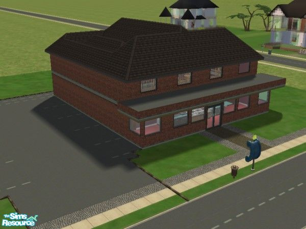 Sims 2 — The North side of town - Cinema by great  b2 — This side of town is richer and more \"High class.\" No