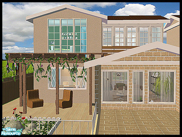 Sims 2 — Apartment 19 by kissme87 — 3 house for rent . Cost 2,530-2,536 . Note: Use boolprop testingcheatsenabled true