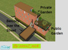 Sims 2 — Brickstone Boulevard by sims2_nick — Cities are cramped and hard to build good houses in. This lot proves this