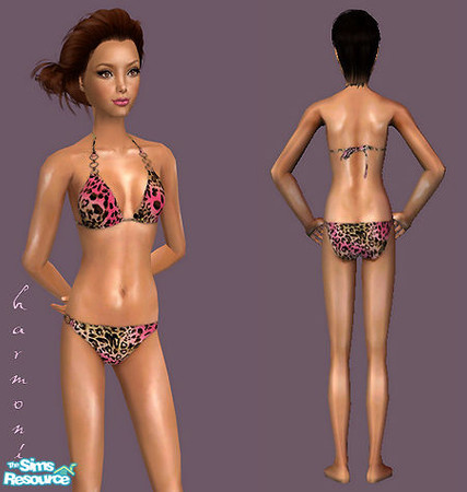 Sims 2 — GUESS Animal Print Swimwear For Teens - 1 by Harmonia — 