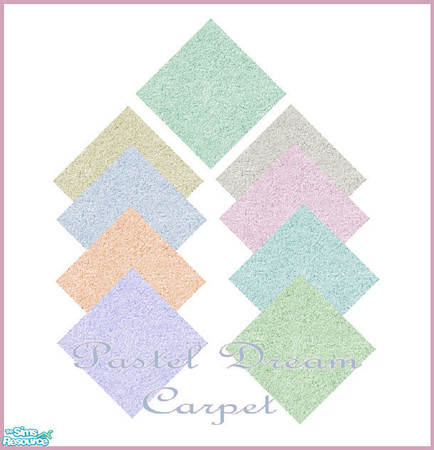 Sims 2 — Pastel Dream Carpet by robbyngirl — Pretty Pastel Carpet for your home. Enjoy!
