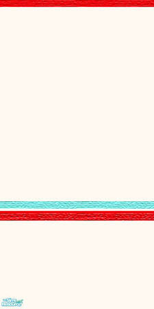 Sims 2 — Beigeflowers4 by juliana.brito — Cleand wallpaper with borders in red and blue..matches with the otherS