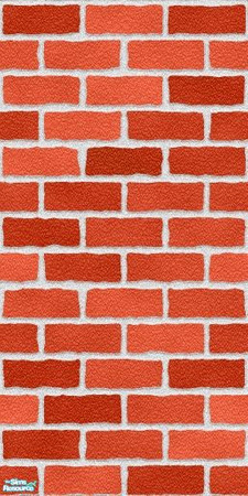 Sims 2 — Rusty Brick Wall by bseblwmn — Rusty Brick Wall