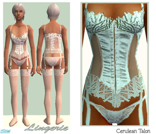 Sims 2 — Lingerie in Pastel - Elder - Blue by Cerulean Talon — Your Sims will look adorable in this pretty pastel undies