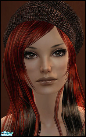 Sims 2 — BOHEMIAN > ORANGE & BROWN by KalmanKukka — Package include six recolours. Original mesh
