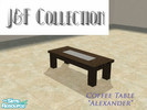 Sims 2 — JF Collection Coffee Table  by John_Tacker — Coffee table \"Alexander\", colored Wenge brown with