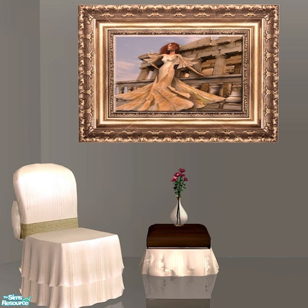 Sims 2 — Adagio dining - Painting recolor 2 by kibanahnah — A recolor of the painting