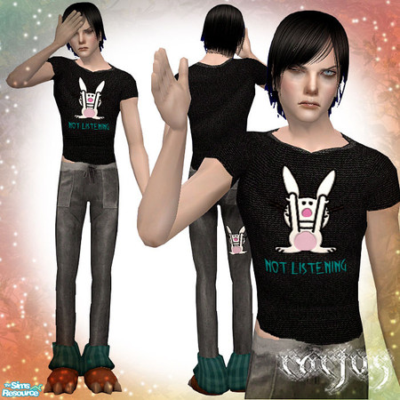 Sims 2 — Not Listening by _cactus_ — Your tired sims will love that when they want to go bed anon.