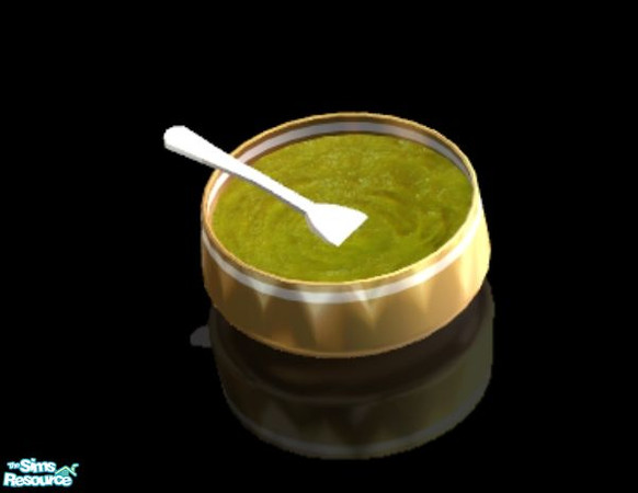 Sims 2 — Adagio dining - Pesto sauce by kibanahnah — green italian sauce!