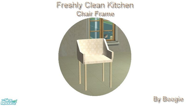 Sims 2 — Freshly Clean Kitchen Chair Frame By Boogie by boogie woogie — Part of the Freshly Clean Kitchen