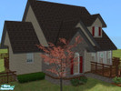 Sims 2 — Base Game Family Home #5 by cheesecake_twins — This unfurnished home has no custom content or hacks used. NO